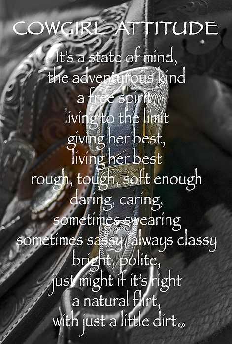 Cowgirl Attitude by Gwyn Newcombe Cowgirl Attitude by Gwyn Newcombe